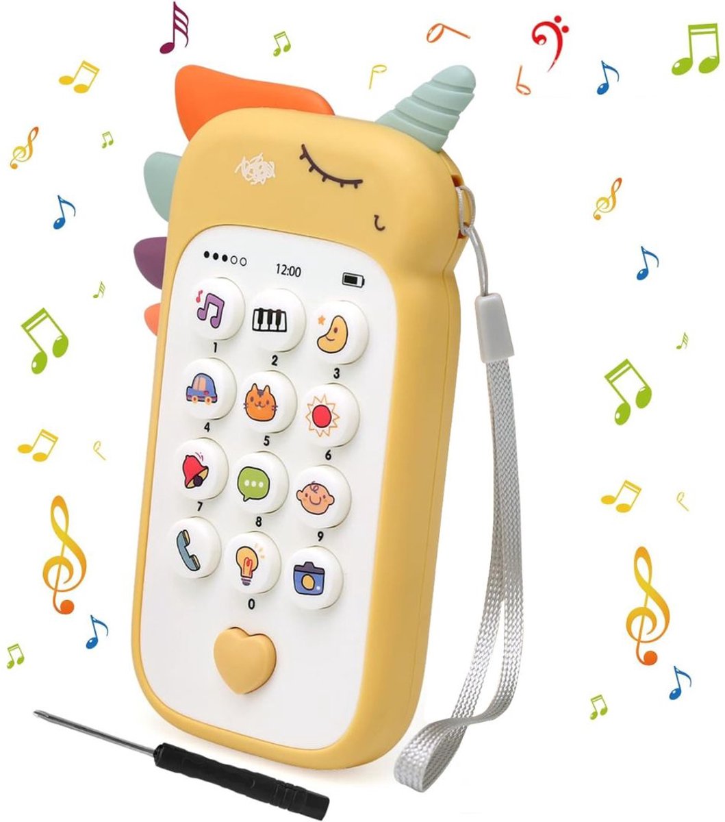 ApexArte® Speelgoed 1 Jaar - Kinderspeelgoed - Geel