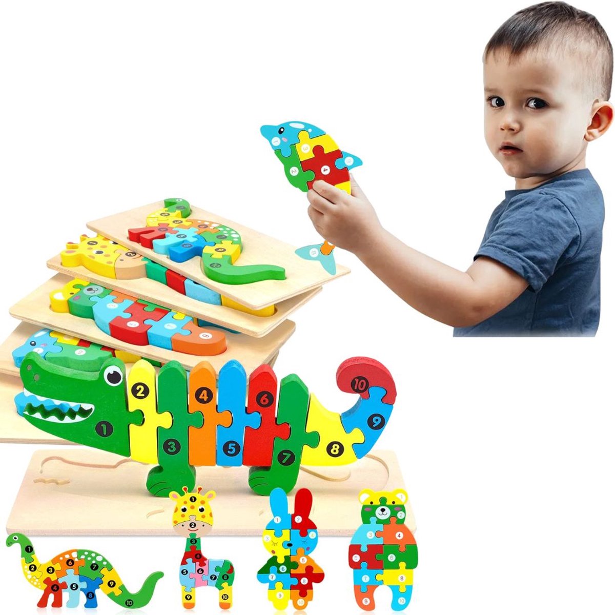 ApexArte® Speelgoed 3 Jaar - Kinderspeelgoed - Multi Kleur