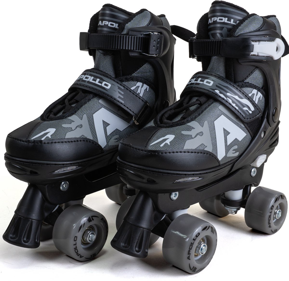   Champion Verstelbare Quad Skate - verstelbare rolschaatsen voor kinderen, comfortabele, in maat verstelbare LED-rolschaatsen, voor meisjes en jongens, maten 31 - 42