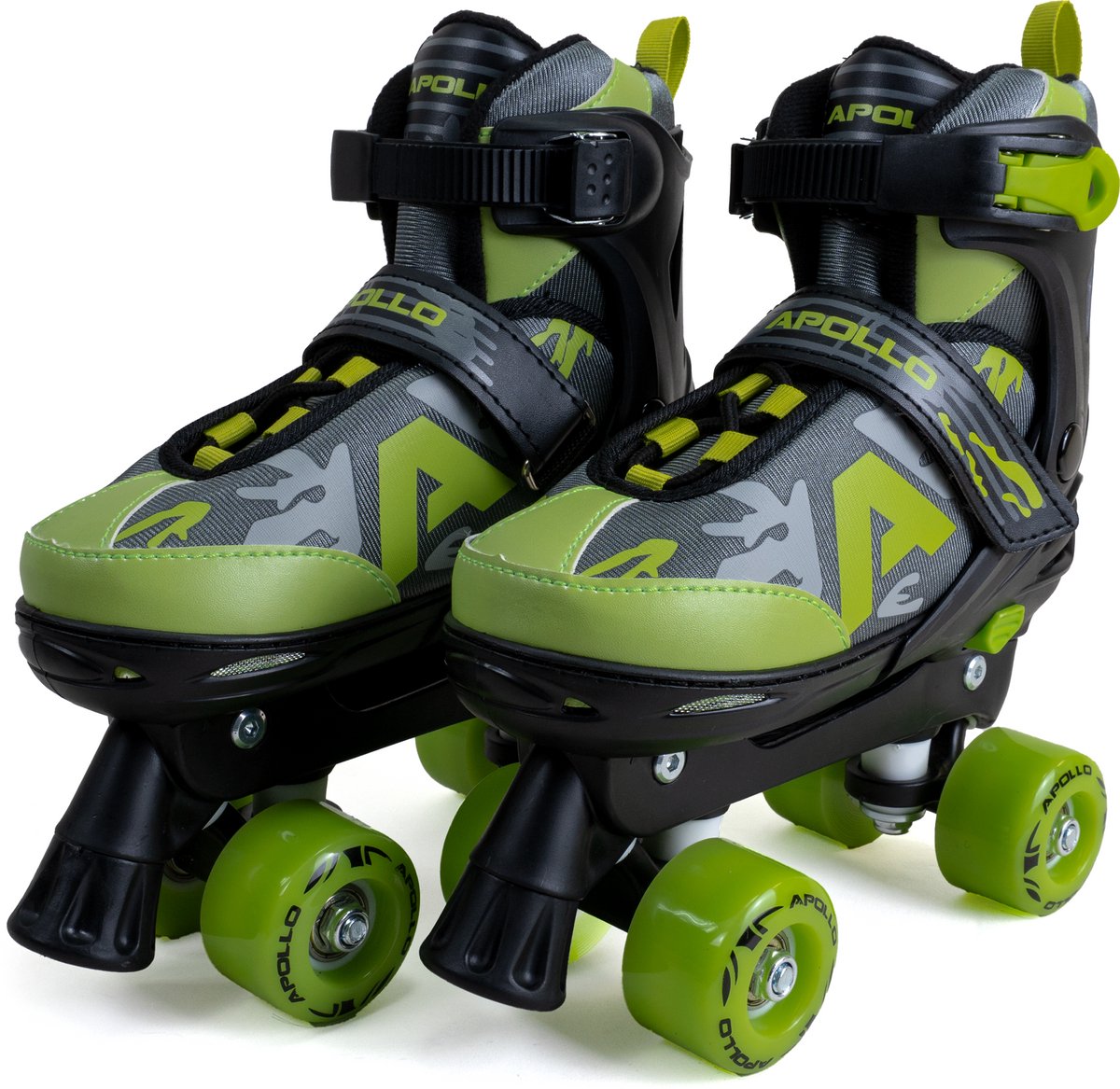   Champion Verstelbare Quad Skate - verstelbare rolschaatsen voor kinderen, comfortabele, in maat verstelbare LED-rolschaatsen, voor meisjes en jongens, maten 31 - 42