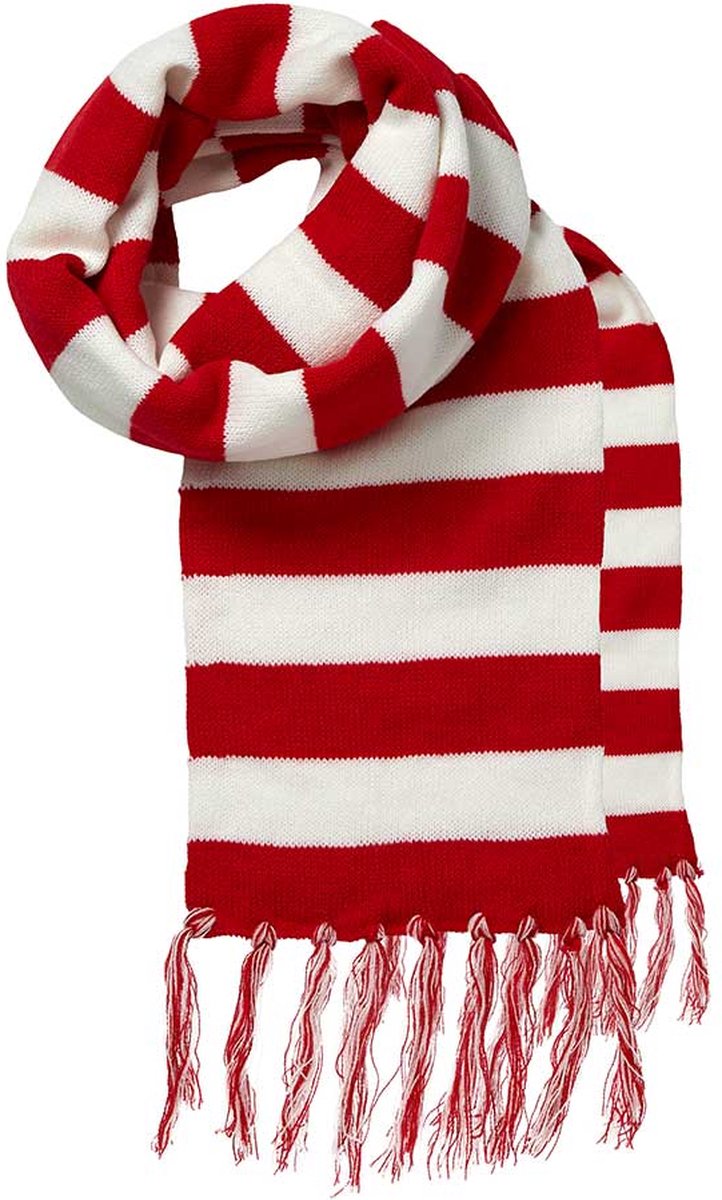 Feest sjaals - Carnavals sjaal - rood-wit - one size - Carnaval Roosendaal - Tullepetoan stad - Psv Sjaal - Sjaal Carnaval - Rood witte sjaal - Apollo