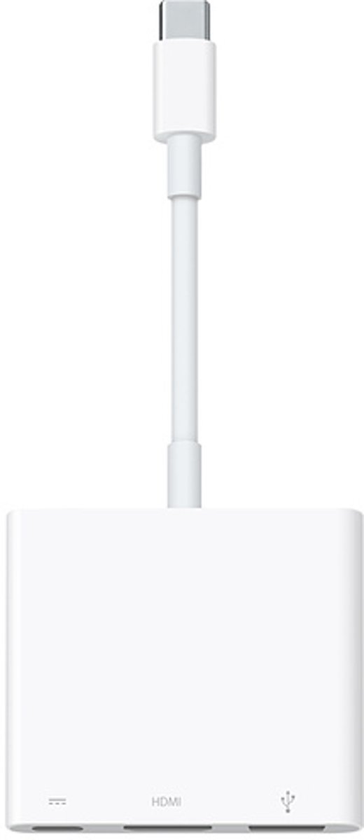Apple MUF82ZM/A kabeladapter/verloopstukje USB-C HDMI/USB Wit