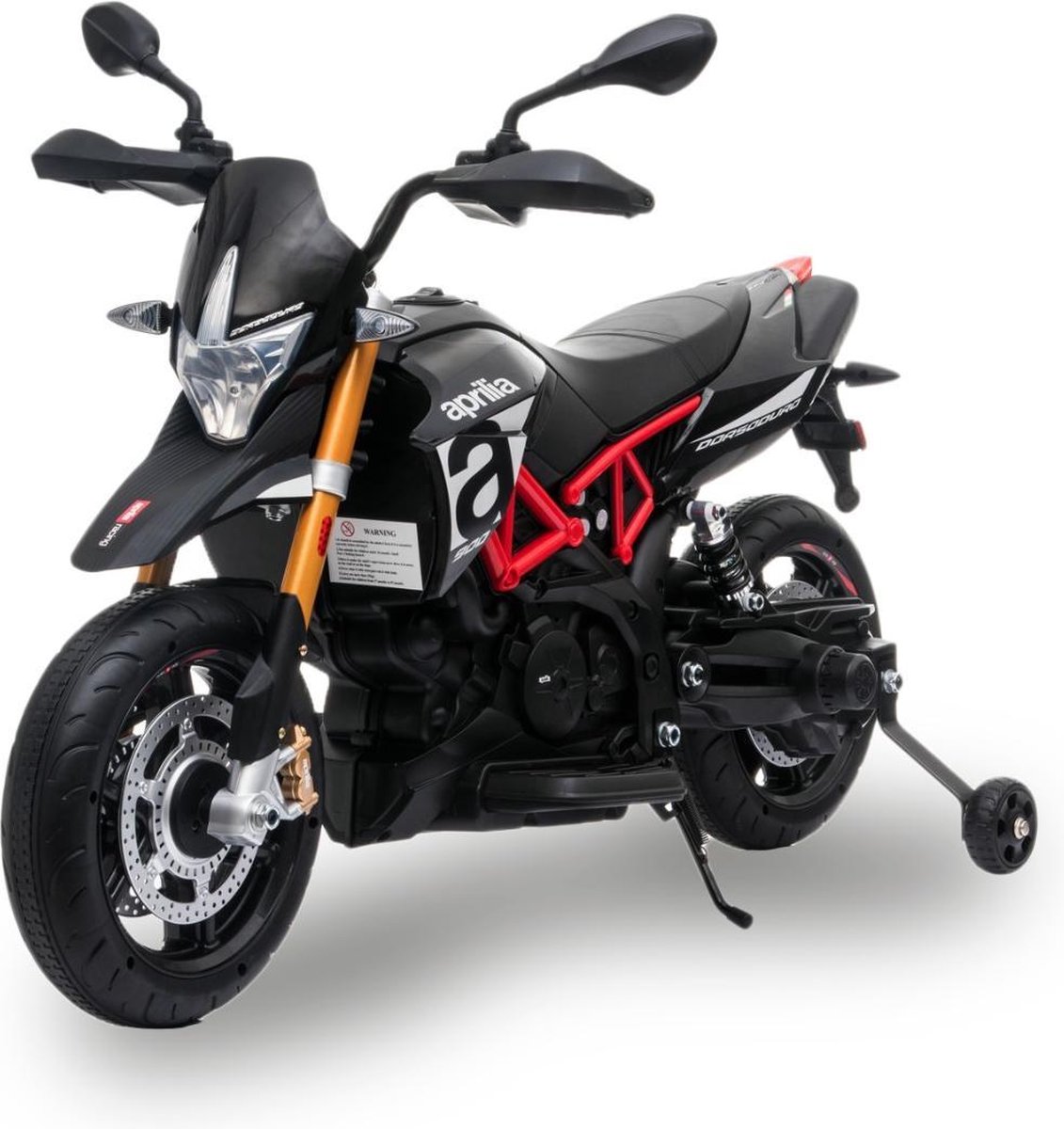   Elektrische kindermotor - Accu Motor - Dorsoduro 900 - EVA band - 12V Accu - kunstleren stoel