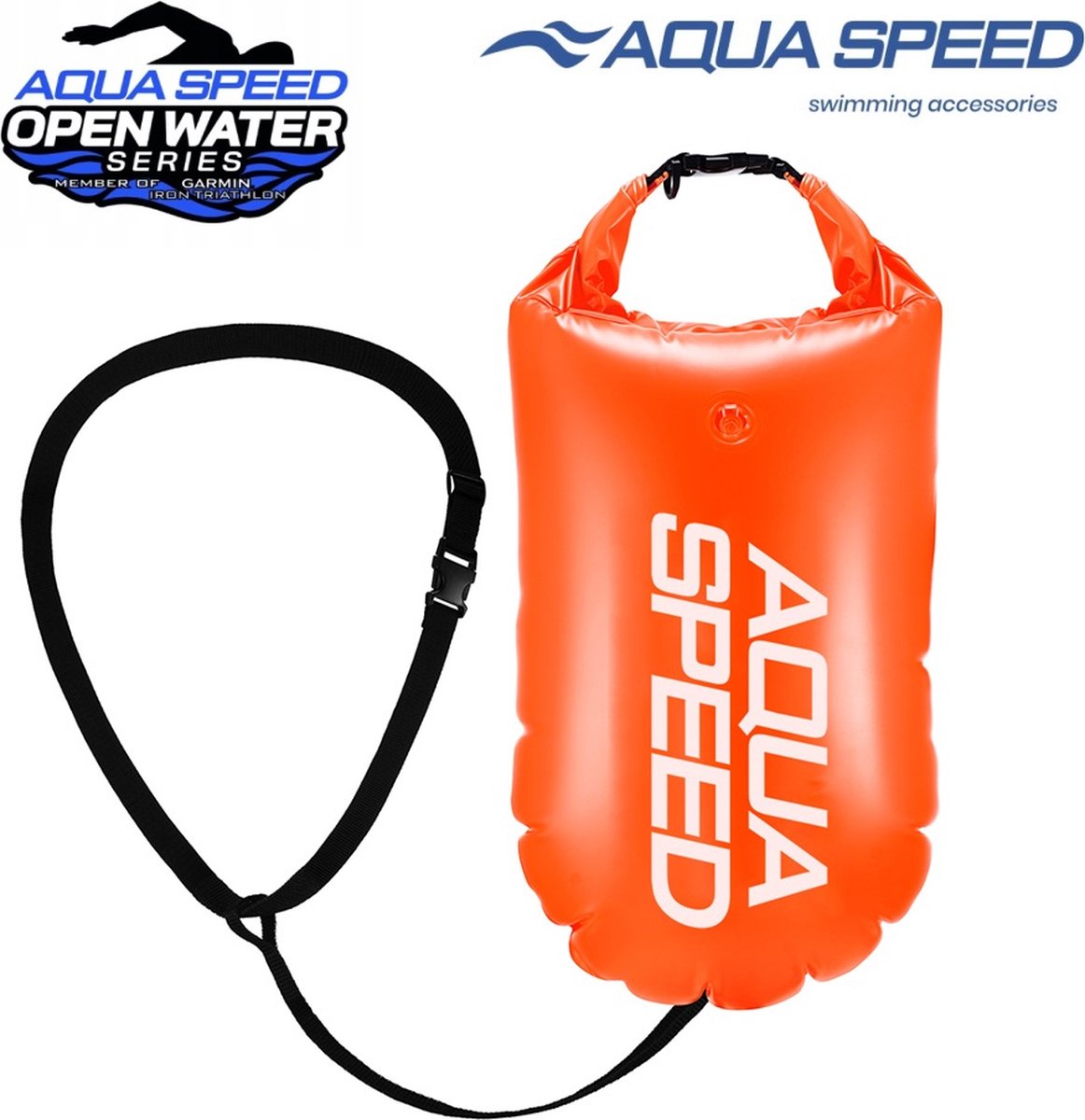 Aqua Speed Open Water Zwemboei - Multifunctionele Boei en Waterdichte Tas