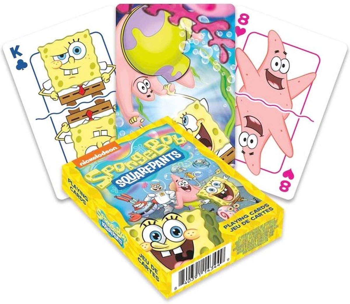Aquarius SpongeBob SquarePants Speelkaarten Cast Multicolours