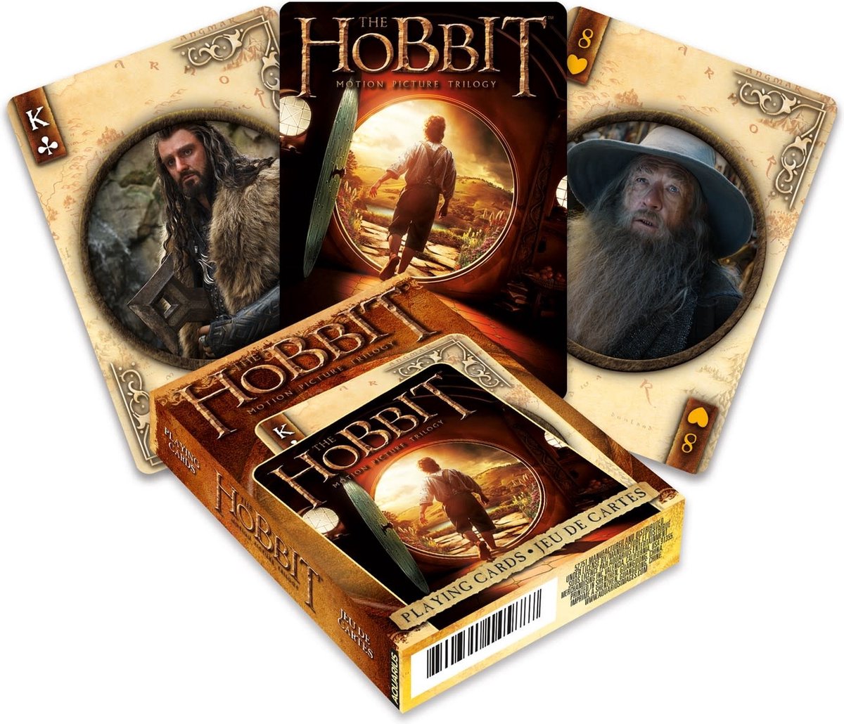 Aquarius The Hobbit Playing Cards / Speelkaarten Motion Picture Triology Playing Cards / Speelkaarten