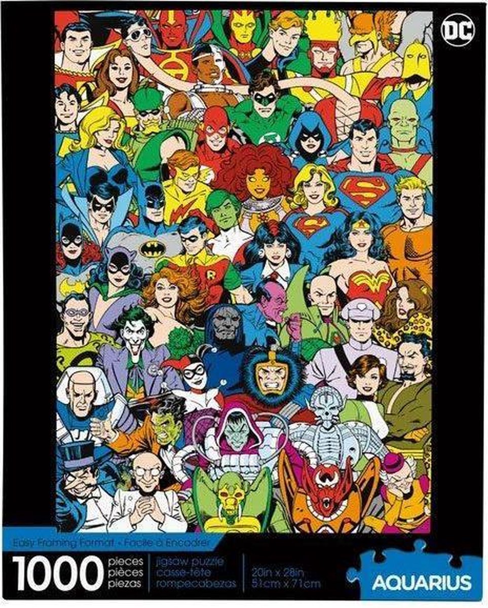 DC COMICS - Retro Cast - Puzzle 1000P