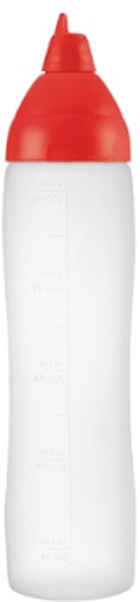 doseer knijpfles 50cl Rood