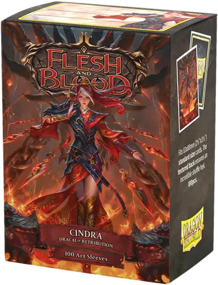 Dragonshield 100 Box Brushed Art Sleeves FAB Cindra