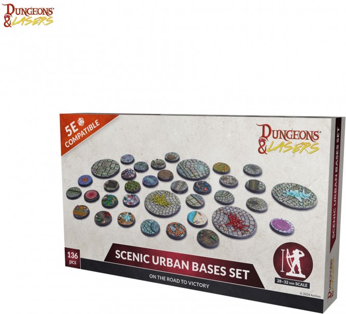 Dungeons & Lasers - Scenic Urban Bases Set