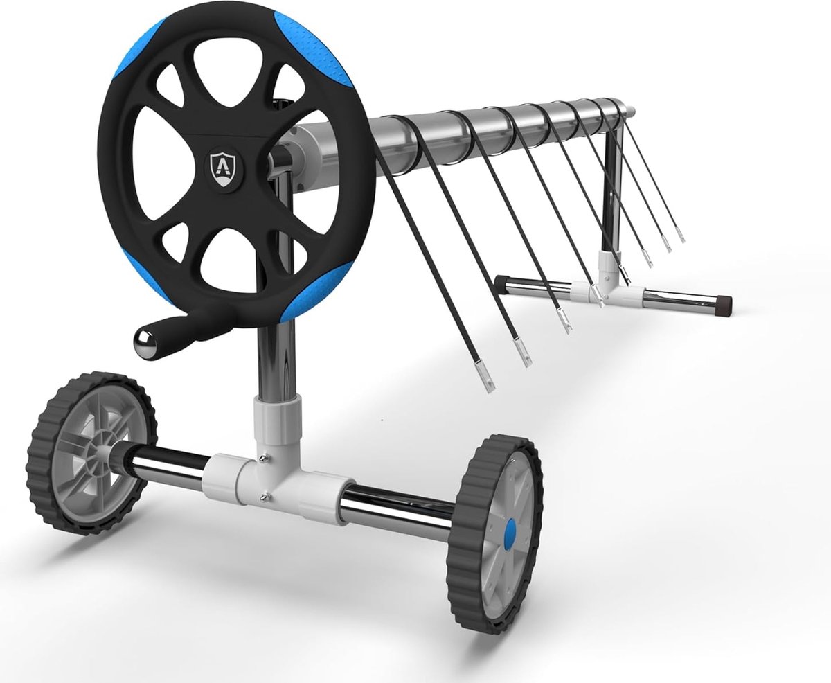 AREBOS Zwembadhaspel voor Zonnefolie of Plannen Zwembad Zwembadopwinder 3 - 5,7 m