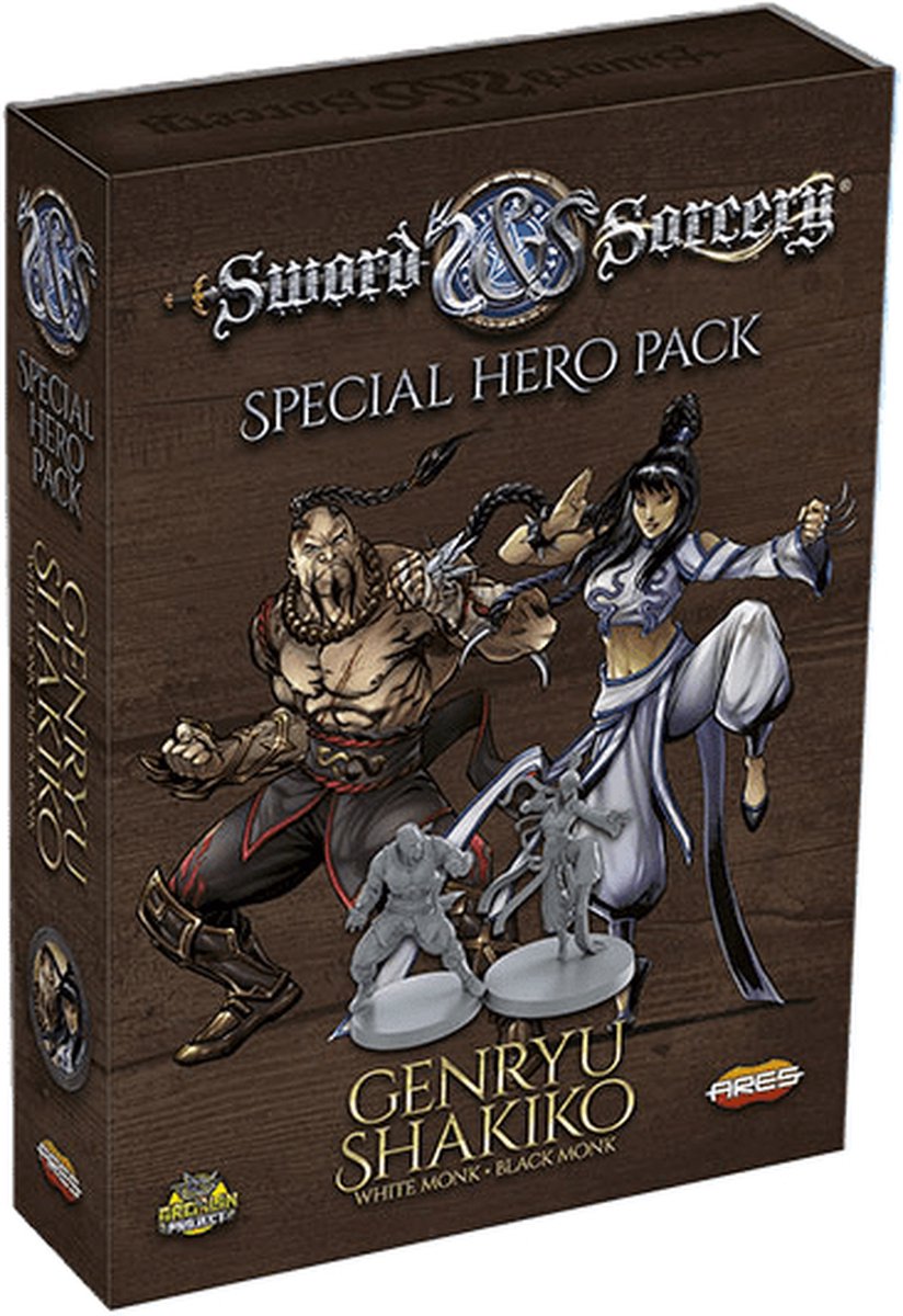 Sword & Sorcery: Genryu/Shakiko (White/Black Monk) Hero Pack