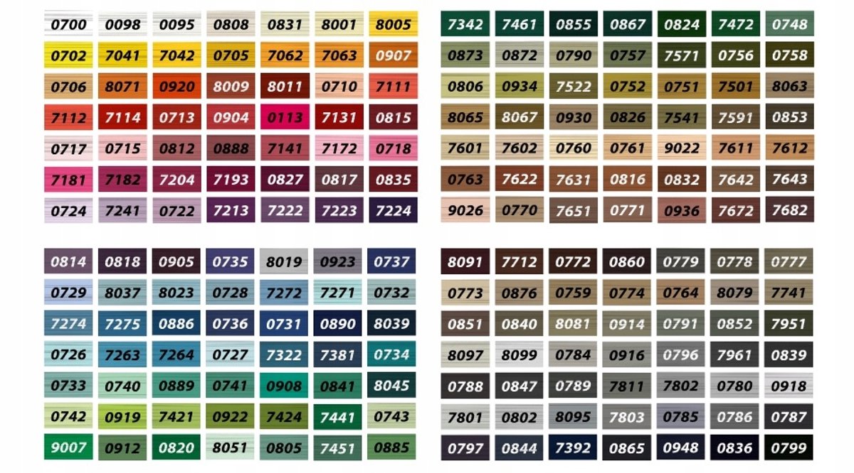 Ariadna Talia 120 naaigaren - 500m - Groen (7421) - Overlock & Borduur