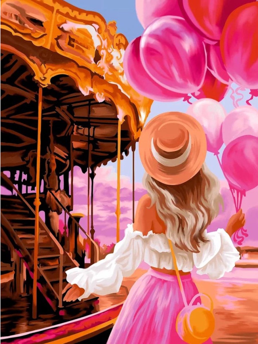 Diamond painting op kader 