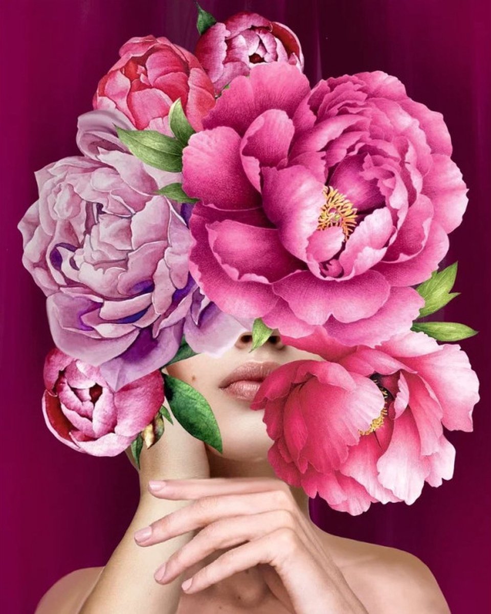 Diamond painting op kader 