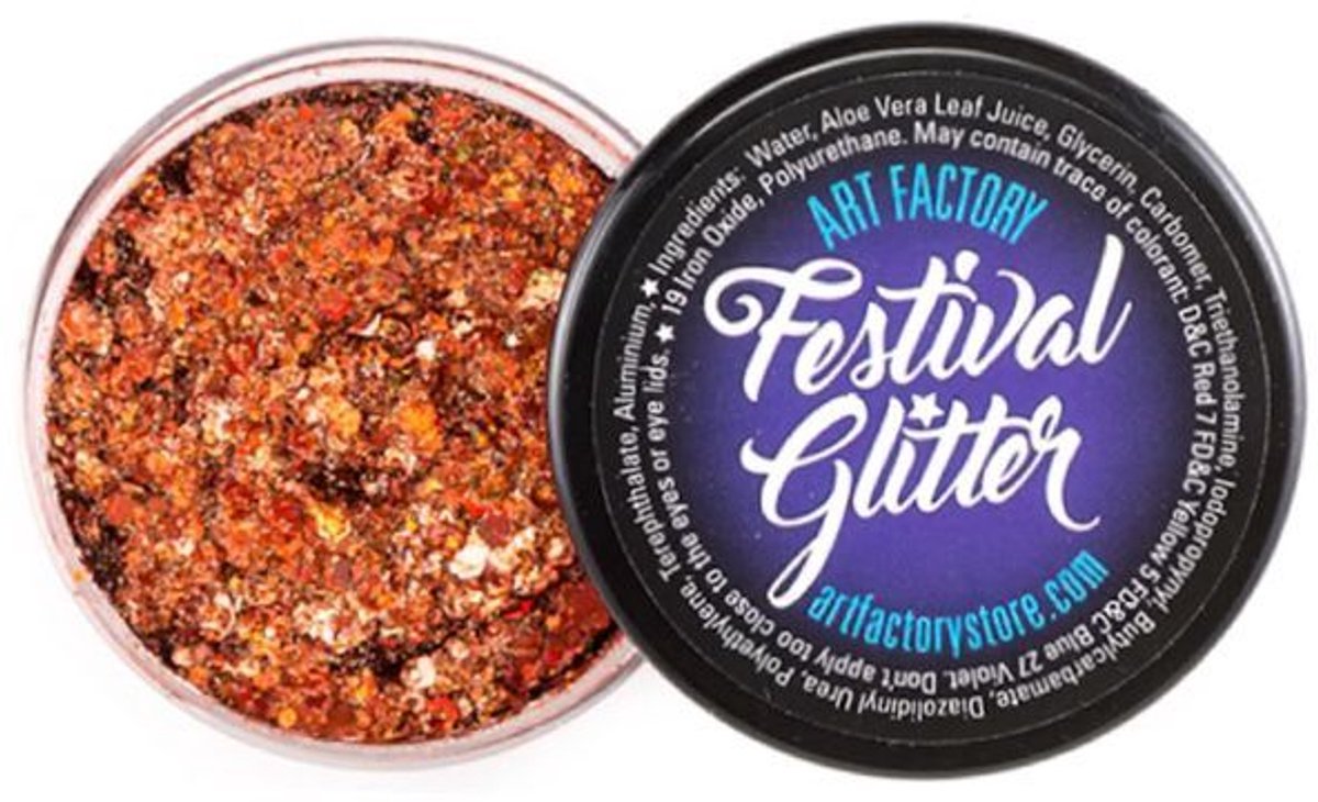 Art Factory Festival Glitter Pumpkin Spice