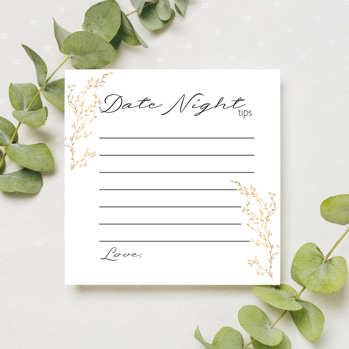 IVK003 (24 stuks) - Invulkaarten Gastenboek - Datenight Tips - Bruiloft - huwelijksgasten - Gastenboek -invulkaarten - bruiloft kaarten - trouwkaarten - trouwinvulkaarten - gastenboek