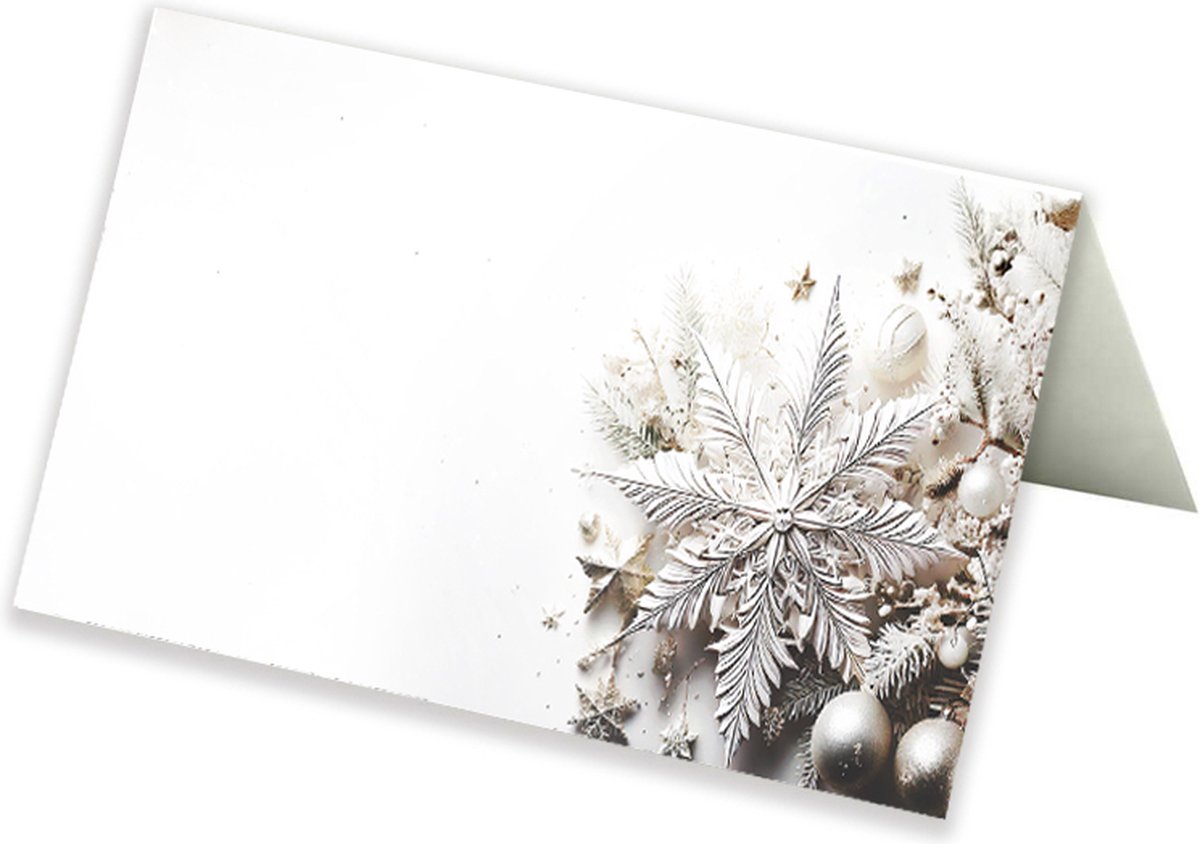 NK4 - 24 stuks - Naamkaartjes - Tafelkaartjes kerstdiner - Naamkaart kerst tafelsetting - Naambordje - naamkaarten kerst - naamkaartje oud en nieuw - Naamkaart - Tafelkaart - naambordje - tafelschikking - tafel plaatskaartjes - bruiloft kaartjes