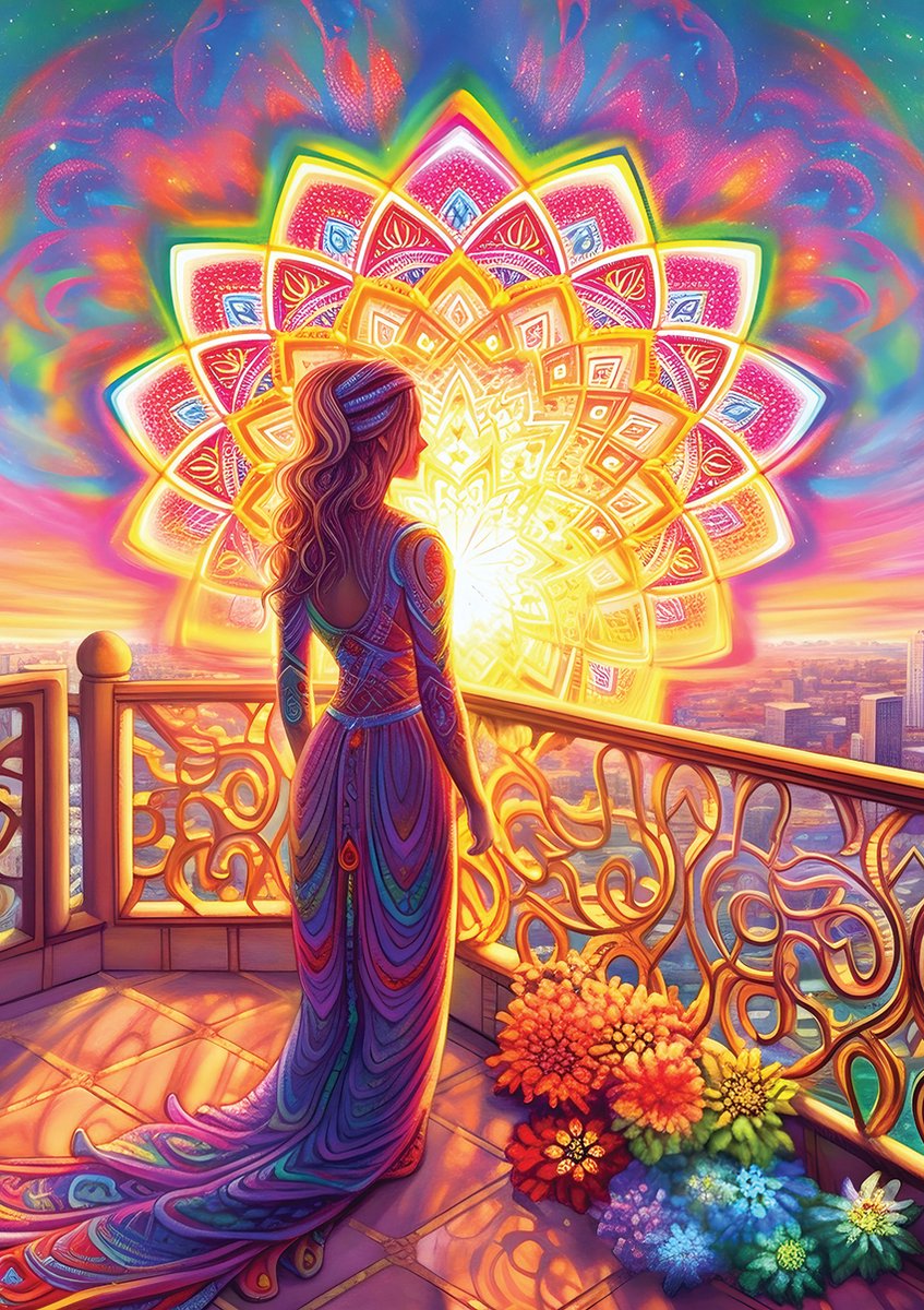 Art Puzzle legpuzzel Divine Sunset - 1000 stukjes kunst puzzel.