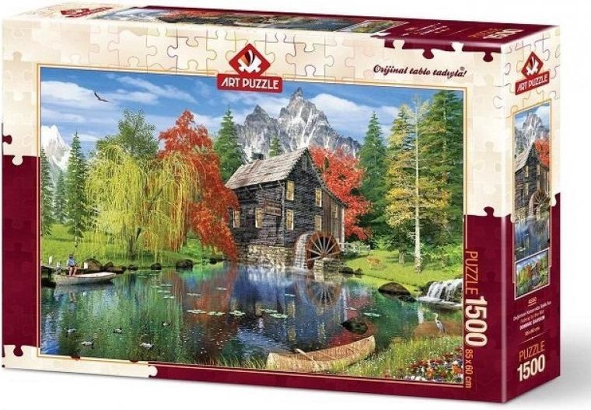 Fishing by the Mill Puzzel 1500 Stukjes