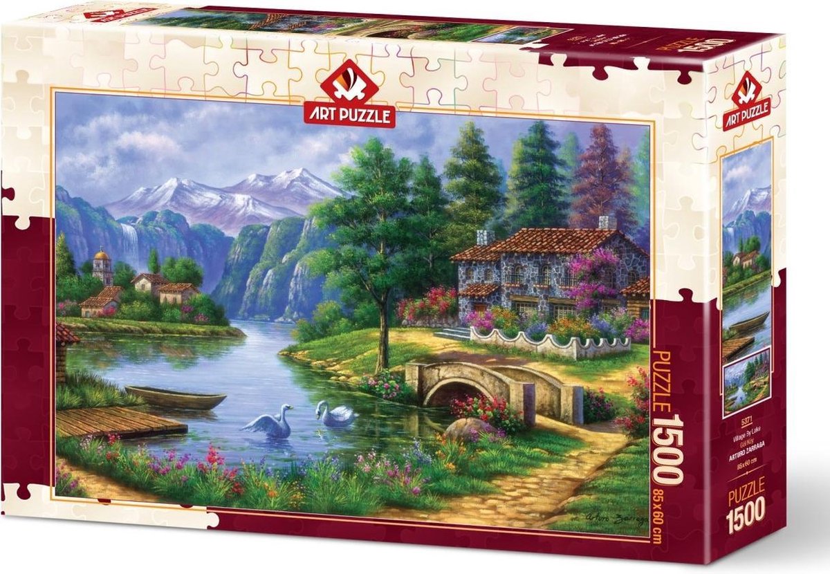 Lake Village Puzzel 1500 stukjes