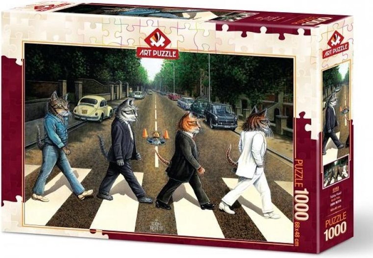 Tabby road puzzle, 1000 stukjes