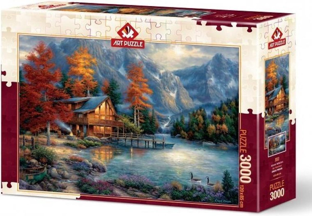 legpuzzel Autumn reflection, 3000 stukjes