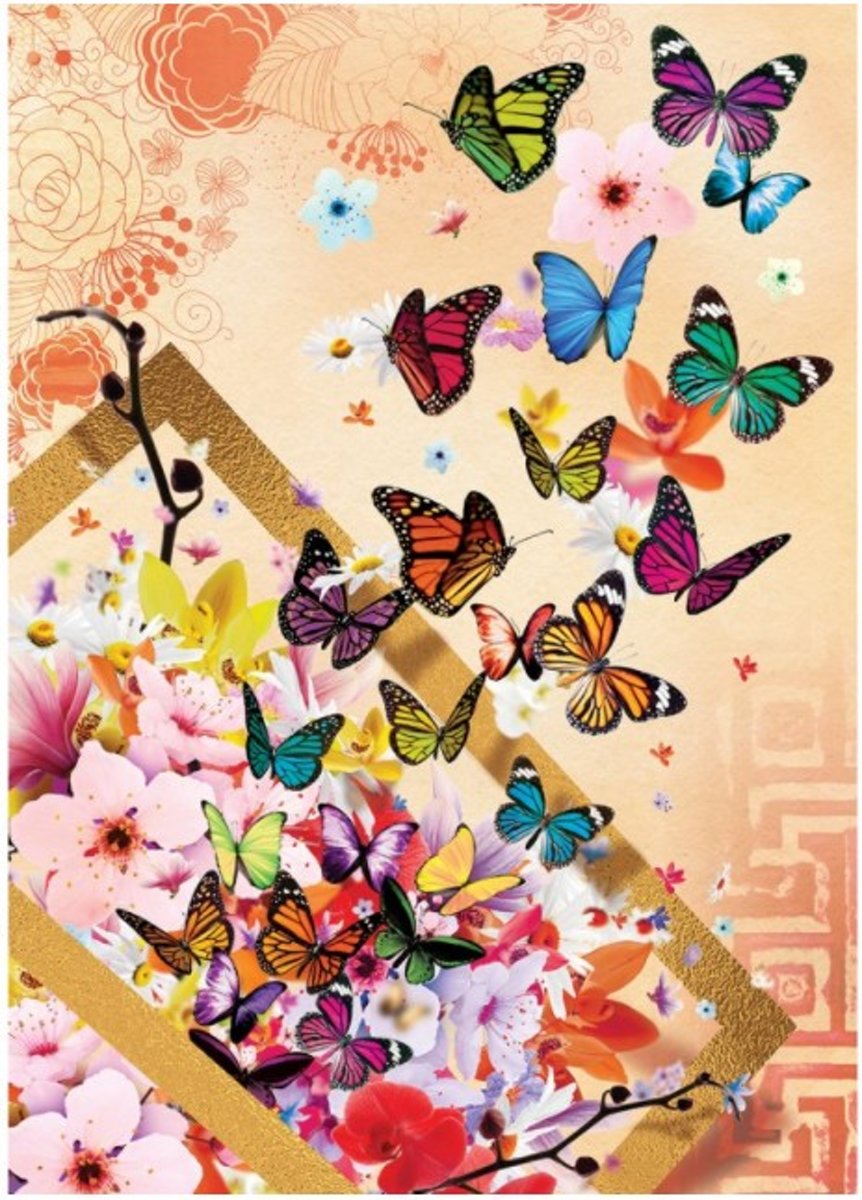 vlinders -Art-Puzzle