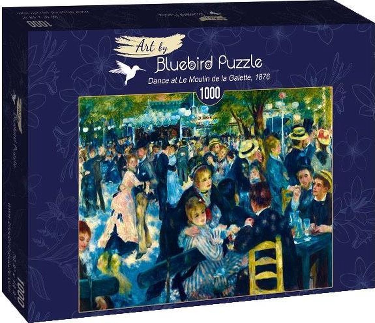 Renoir - Dance at Le Moulin de la Galette (1000 stukjes, kunst puzzel)