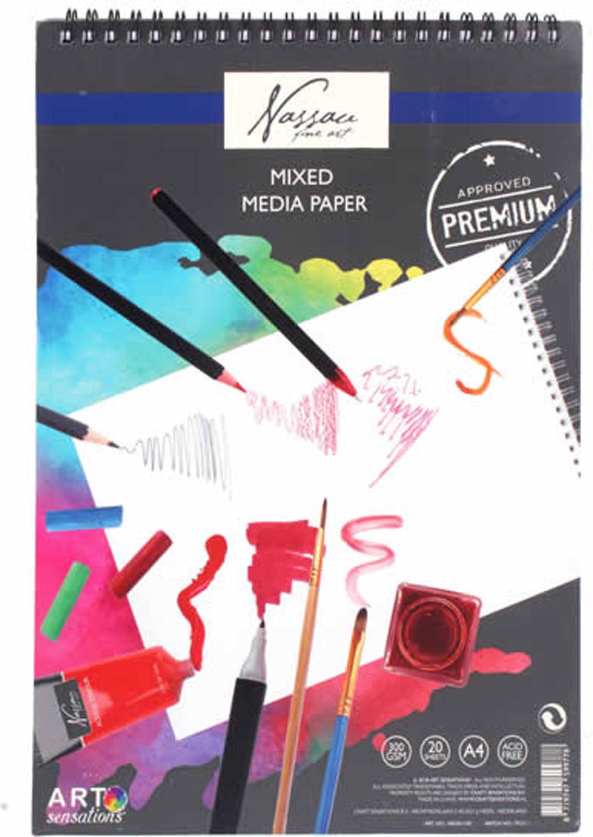 Art Sensations Nassau Fine Art teken-/ontwerpblok, A5