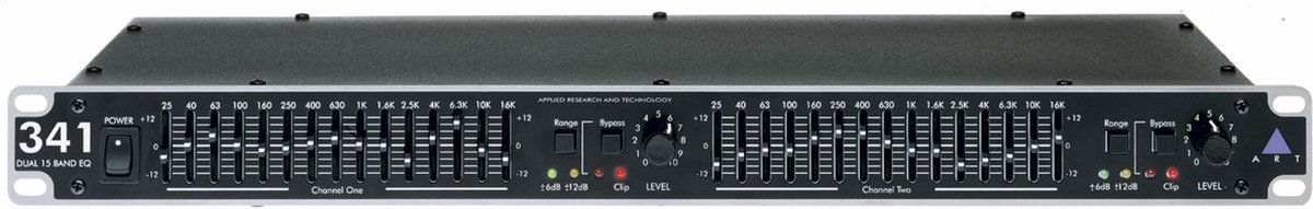 ART EQ 341 Dual 15 Band Equalizer - Equalizer