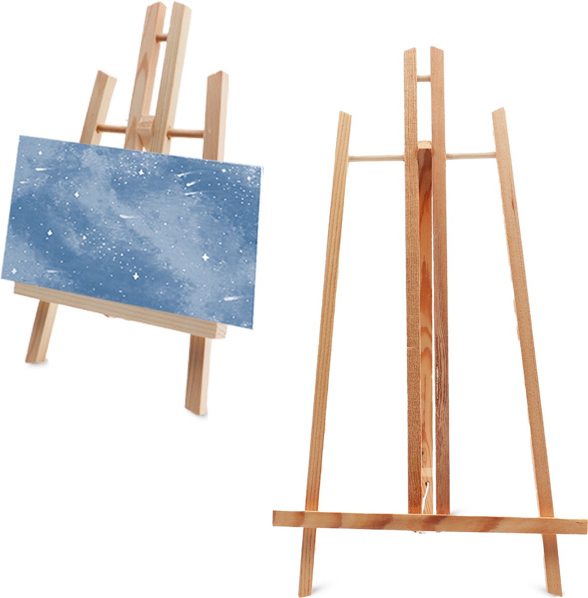 Schildersezel 27x50cm Voor Volwassenen/Kinderen Schilderen Schildersdoek - Ezel -Tafelmodel - Schildersezels - Tafelezel - Verf - Verven - Schilderset - Atelierezel - Veldezel