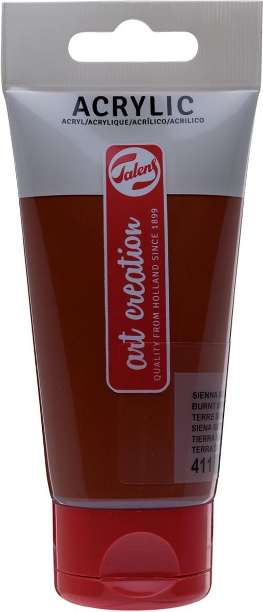 Acrylverf tac 75ml sienna gebrand - 3 stuks