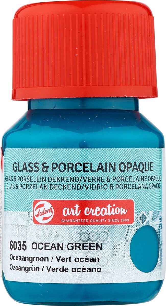 Talens Art Creation Glas & Porselein Dekkend 30 ml Oceaangroen 6035