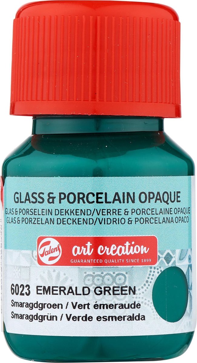 Talens Art Creation Glas & Porselein Dekkend 30 ml Smaragdgroen 6023