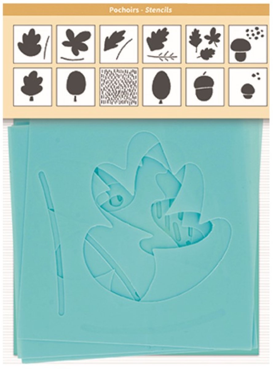 12 sjablonen bos 9x9 cm - Artemio