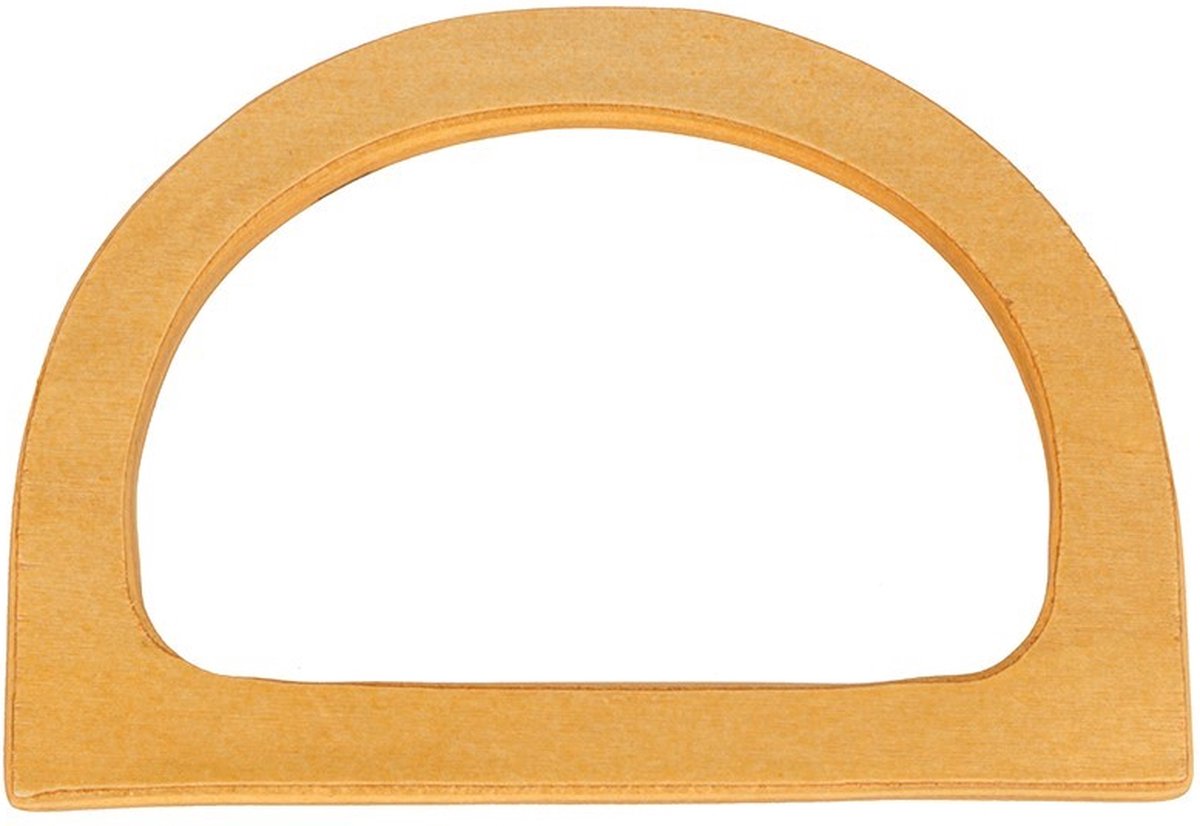 2 halfronde houten silhouetten 12x8.5 cm - Artemio