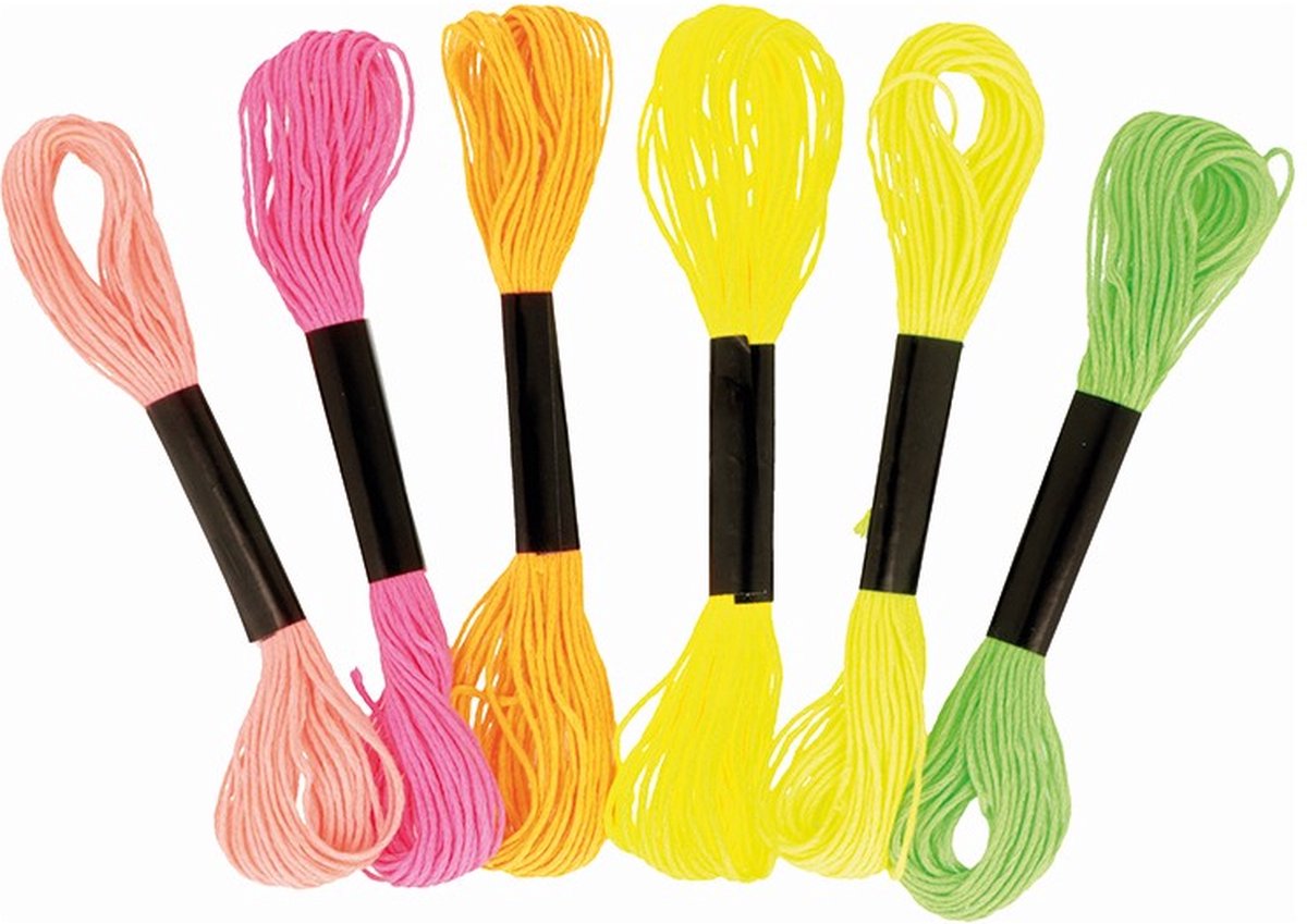 6 fluo katoenen draden 8 m - Artemio