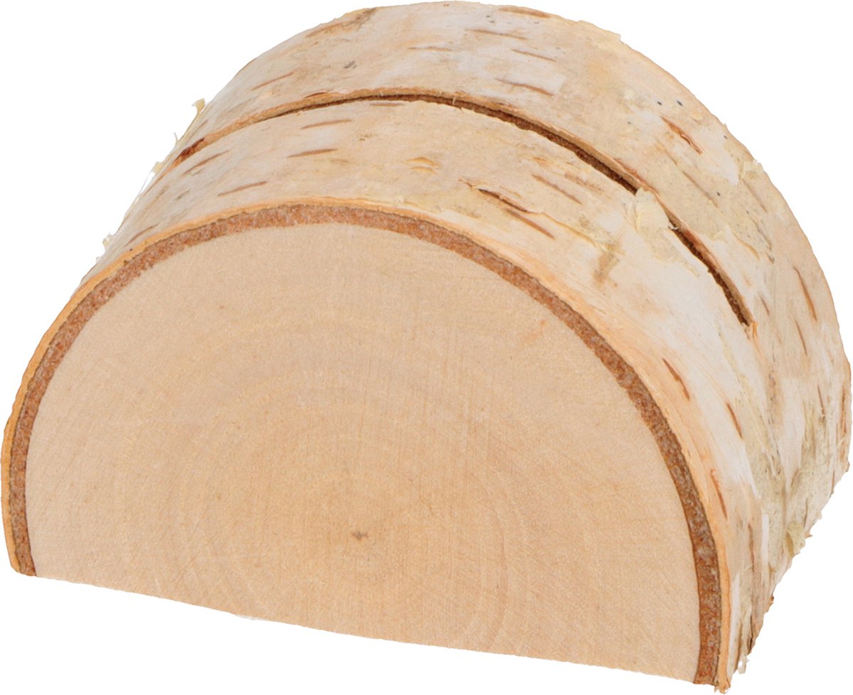 6 naamkaarthouders houten boomstam - Artemio