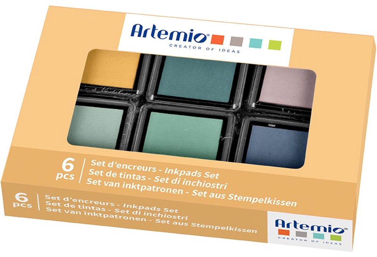 6 stempelkussen lente - Artemio