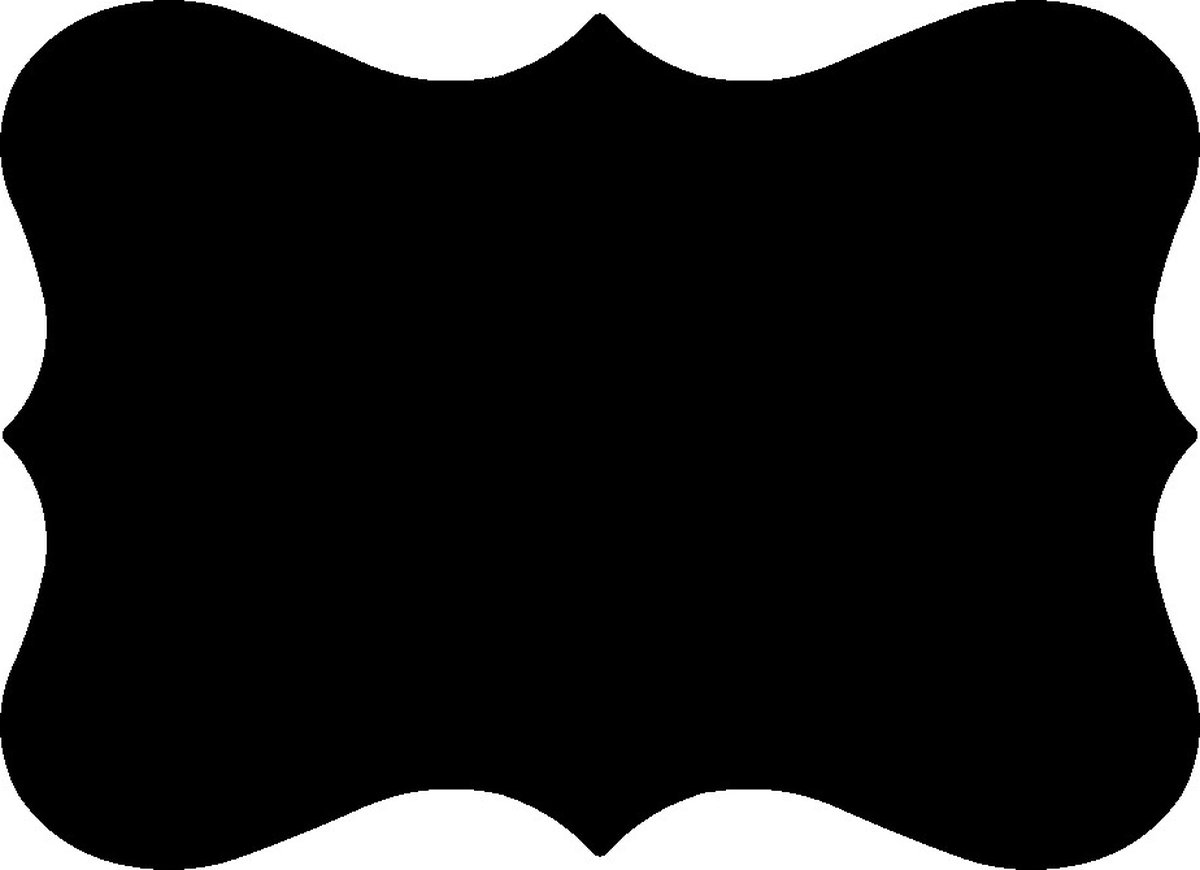 Artemio jumbo pons etiket 6,5x4,8 cm