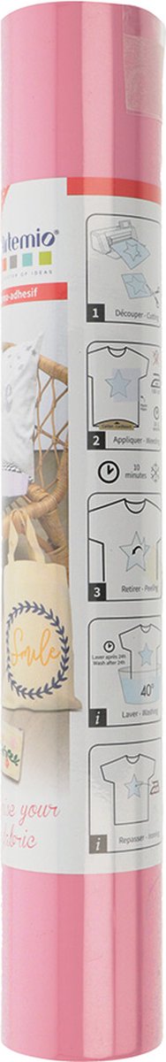 Artemio rol flex thermoklevend roze 30,5 cm x 1,22 m