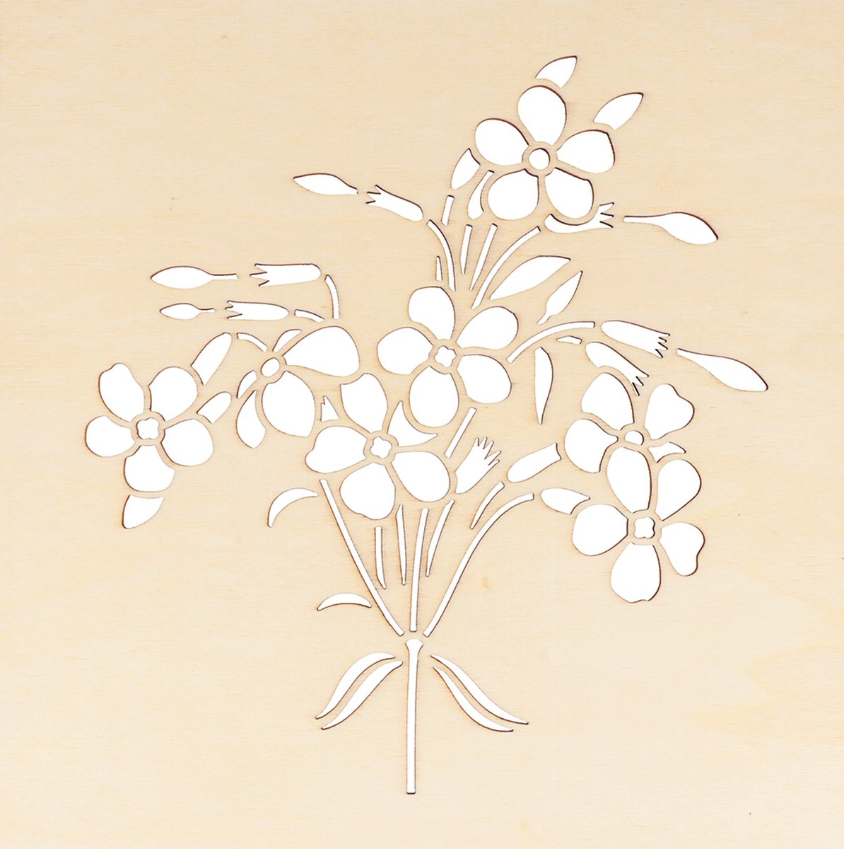 Diepe kader 20x20 cm hout- Artemio