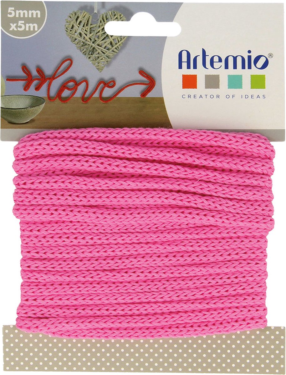 KNITTING THREAD 5MMX5M FUCHSIA