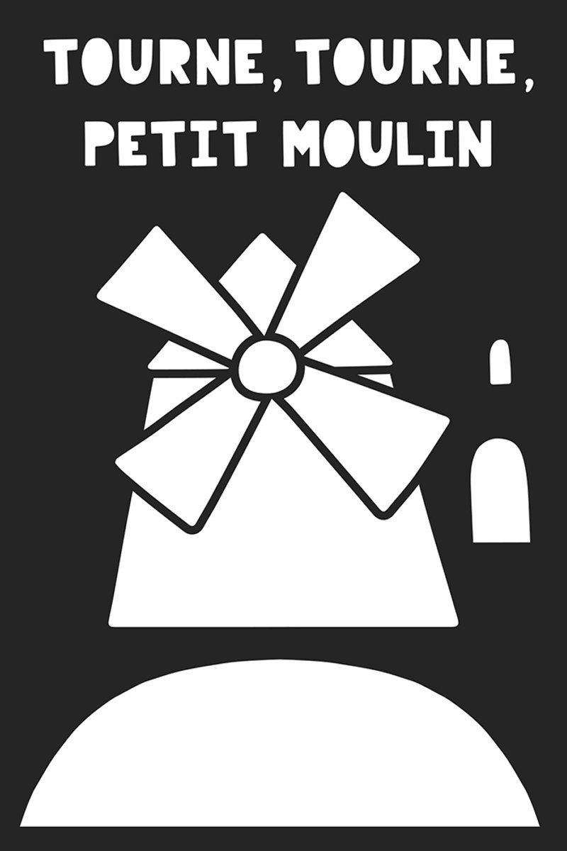 Molen sjabloon 10x15 cm - Artemio