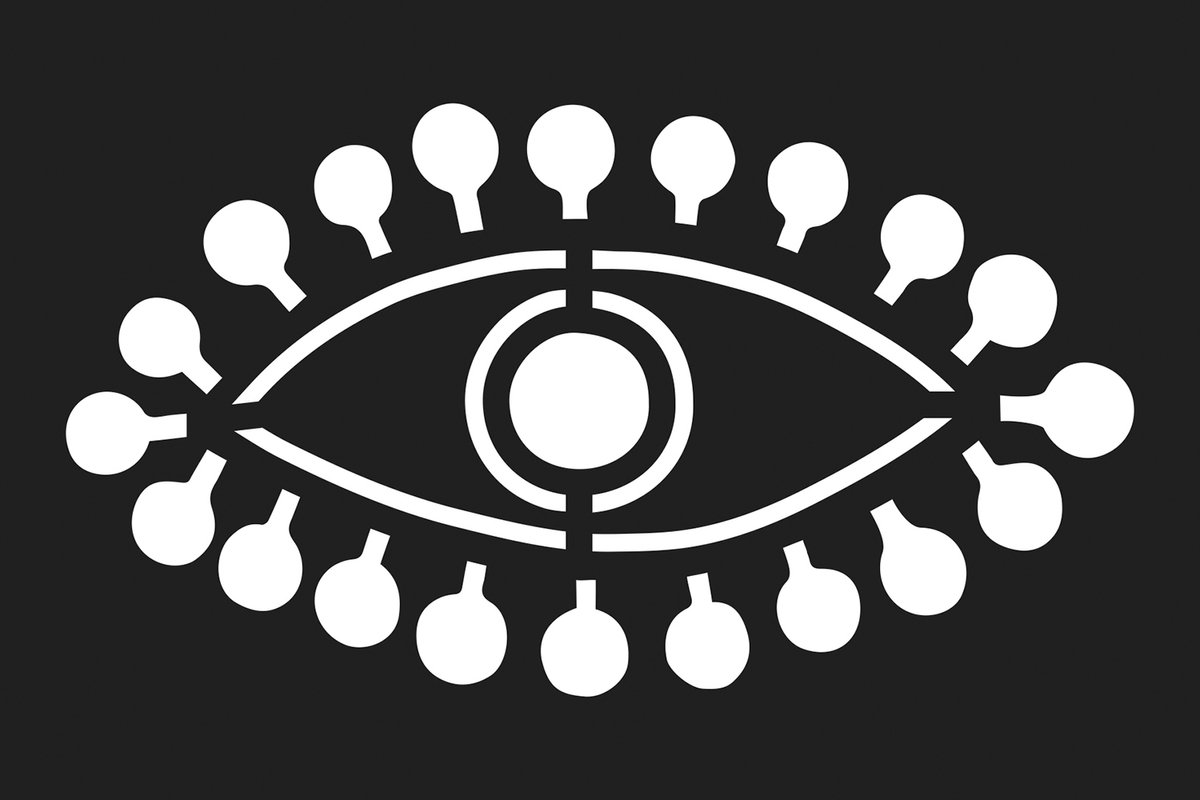 Oog sjabloon 10x15 cm - Artemio