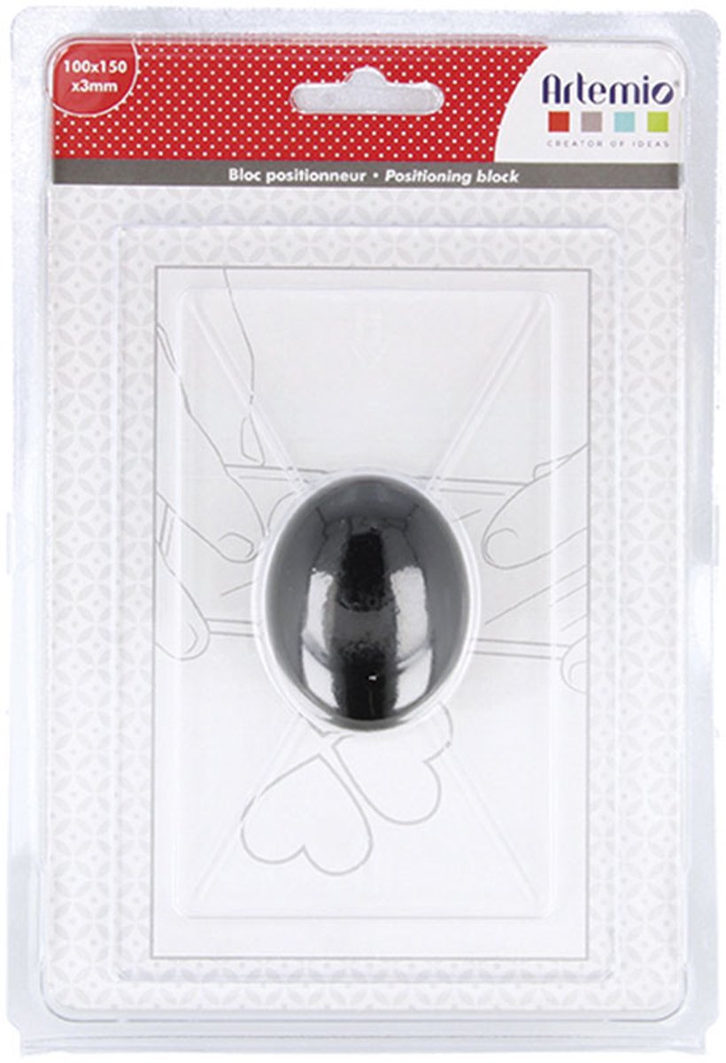 Positioneer acrylblok handgreep 10x15 cm - Artemio