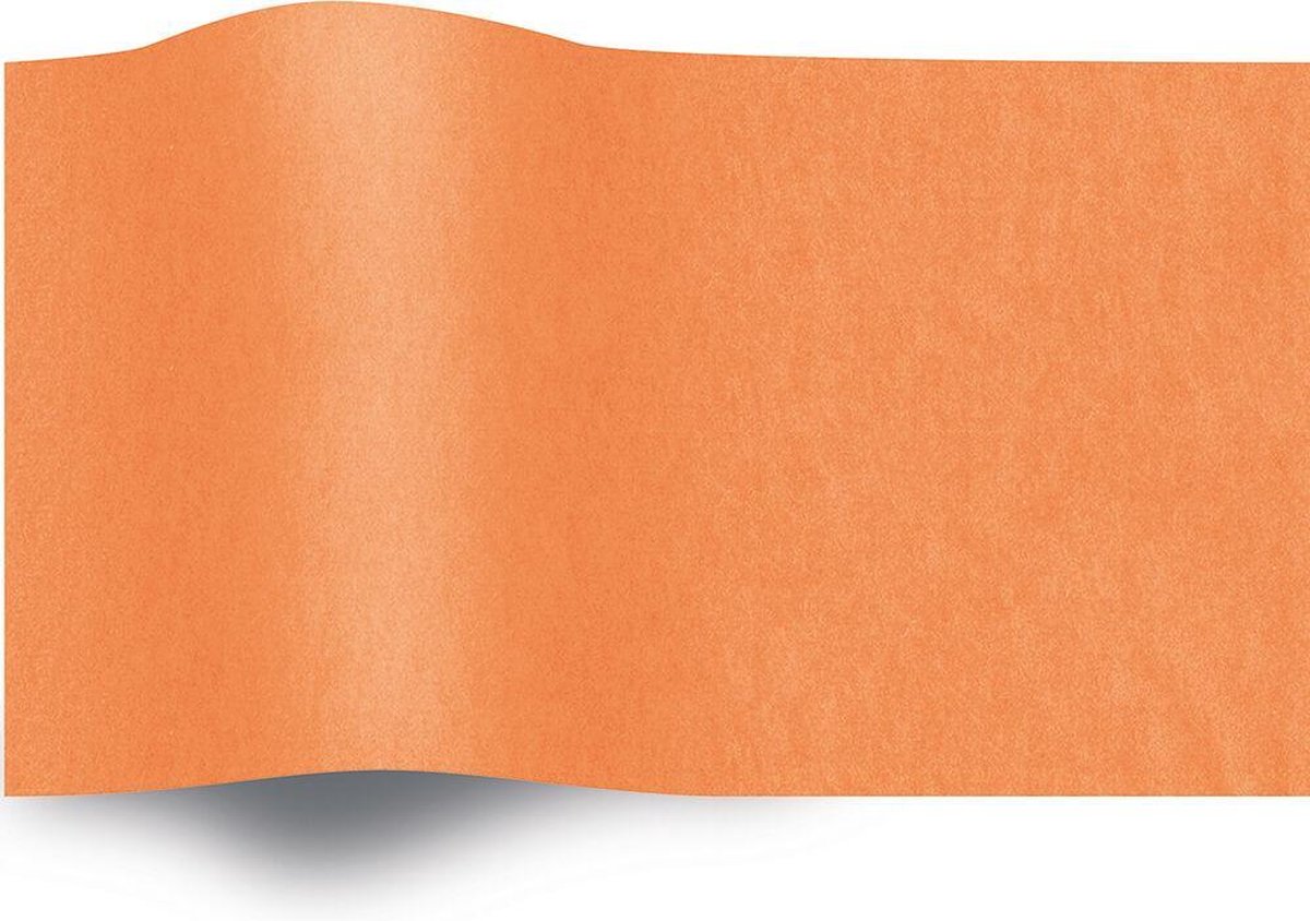 Vloeipapier gekleurd 50x70 cm oranje