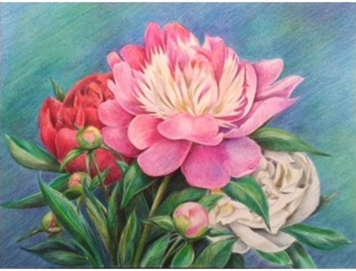 Diamond Paining Pioenroos AZ-1313