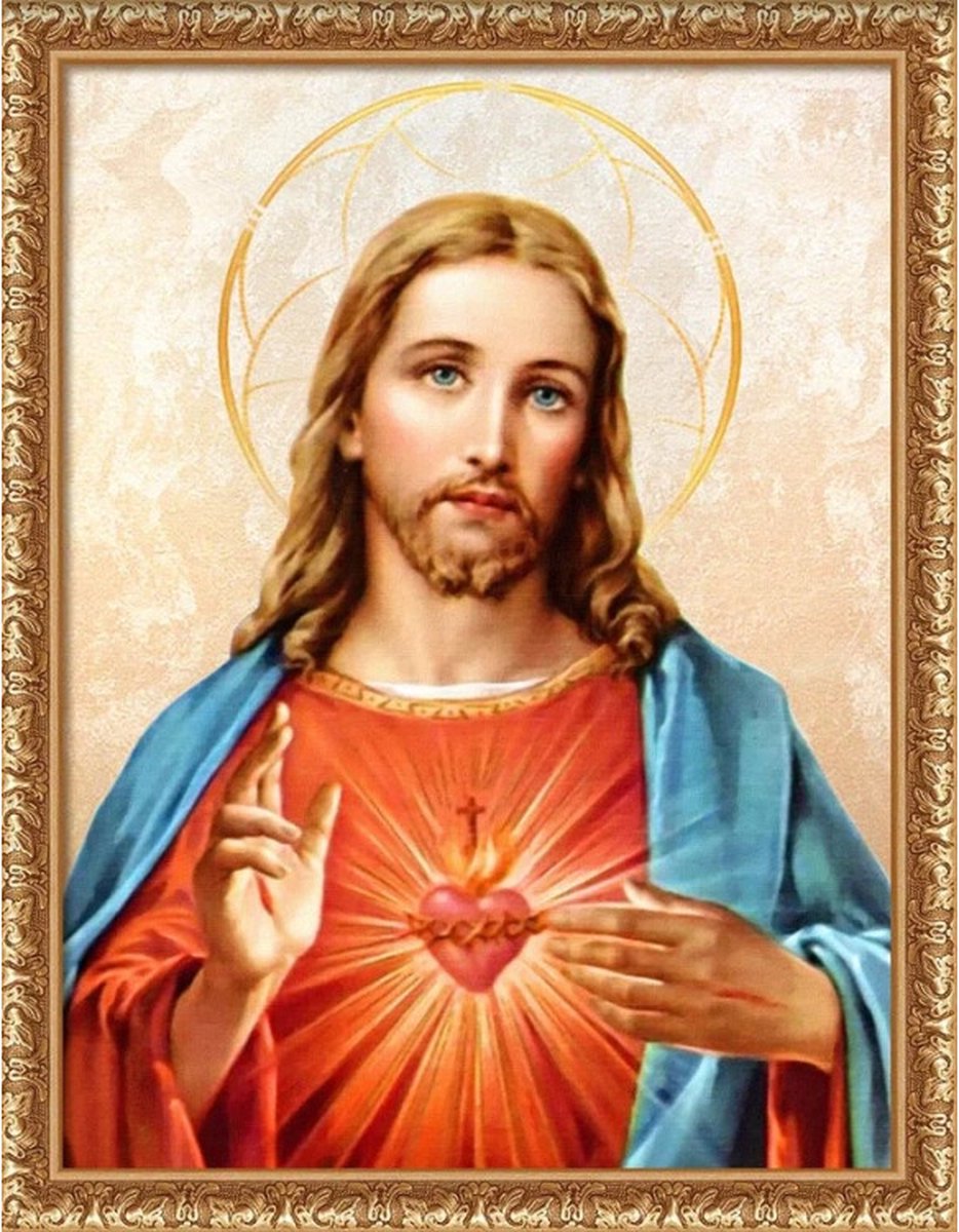 Diamond Painting Jesus Christ 30x40 cm  vierkante steentjes
